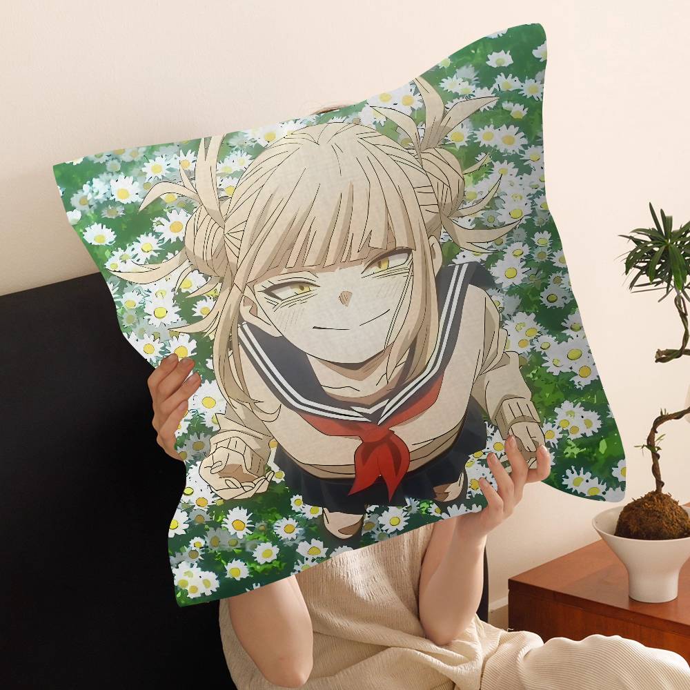 My Hero Academia Himiko Toga Office Cushion Pillowcase Car Cushion CoverXCM Lumbar Pillowcase Sofa Pillowcover