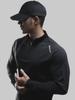 Men's Long Sleeve Quick-Dry Half-Zip T-Shirt for Running and Fitness