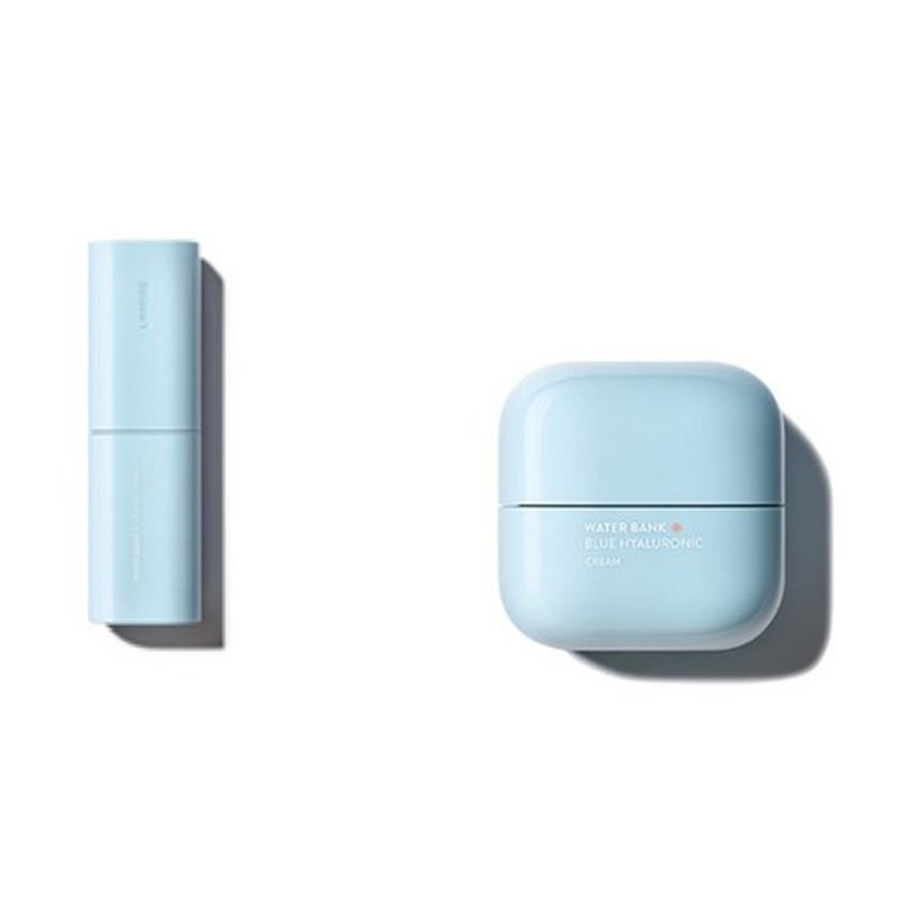 LANEIGE Sérum Water Bank Blue Hyaluronic 50ml – Sérum de Hidratação Profunda, Ácido Hialurónico, Suporte à Barreira de Humidade, Coreano