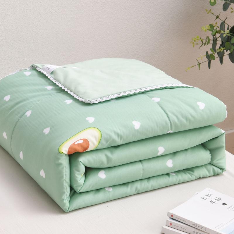 Cute Thin Comforter Quilt With Floral Lace High Quality Children King Animals Fruits Bedspread Adult Patchwork Bed Blankets