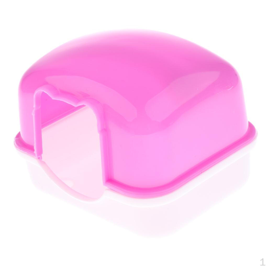 Animal Hideout Hamster House Hut toys Chews Pink