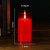 Acrylic Bullet-Shaped Remote-Controlled Flameless Candle Lamp