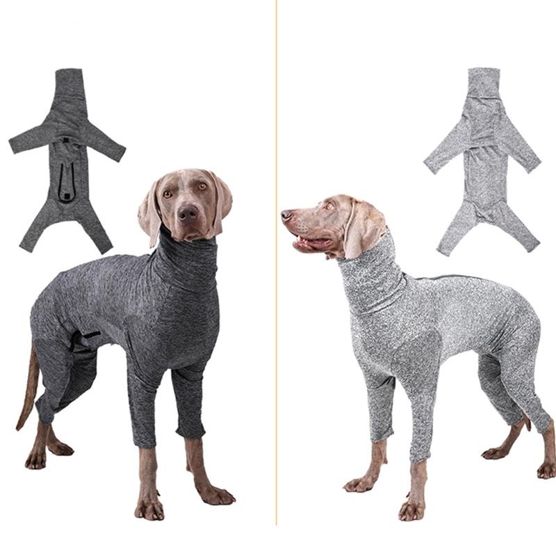 Surgery Recovery Bodysuit for Dogs Prevent Shedding Anxiety Calming Dogs Clothes Onepiece Jumpsuit for Male Female Puppy