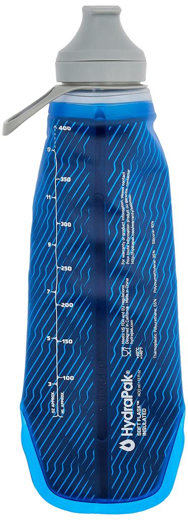 Salomon Soft Flask Insul 42 Trinkflasche Klar Blau 400/13oz, Faltbar, Tragbar, (Modell 2022)