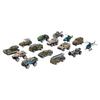 Dodam Dodam High-Quality Metal Armored Vehicle Toy - Part of 15-Piece Car & Helicopter Set, Kids' Gift