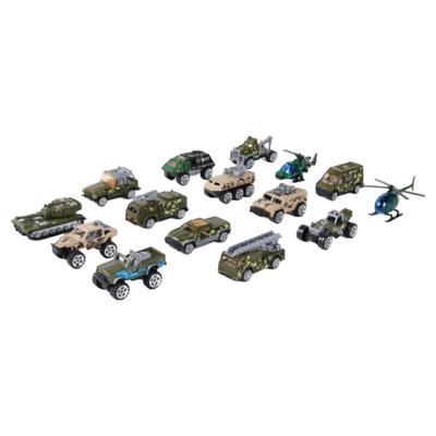 Dodam Dodam Véhicule Blindé en Métal de Haute Qualité - Fait Partie d'un Ensemble de 15 Pièces Voiture & Hélicoptère, Cadeau pour Enfants