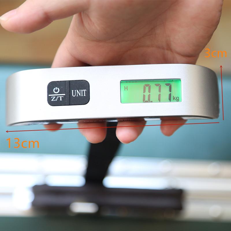 50kg Digital Suitcase Scale Hanging Scale Electronic LCD Travel Suitcase Luggage Bag Weight Scales