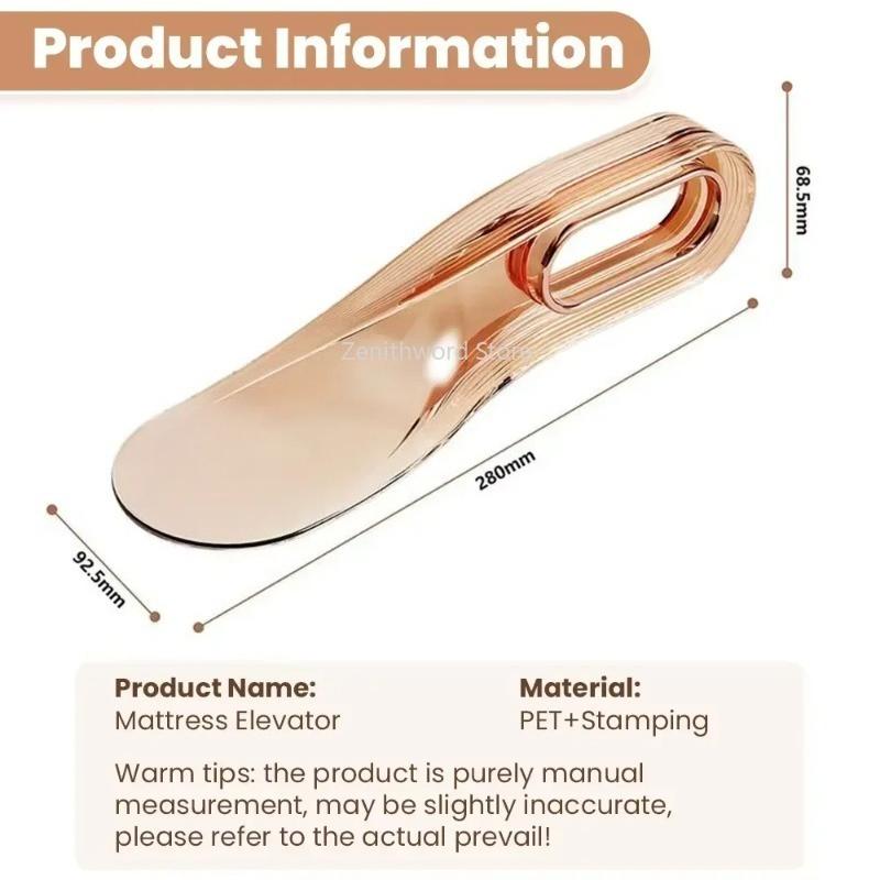 Portable Sheet Changing Tool, Ergonomic Mattress Lifter, Wedge Lifter, Bed Aid, Household Mattress Lifting Aid
