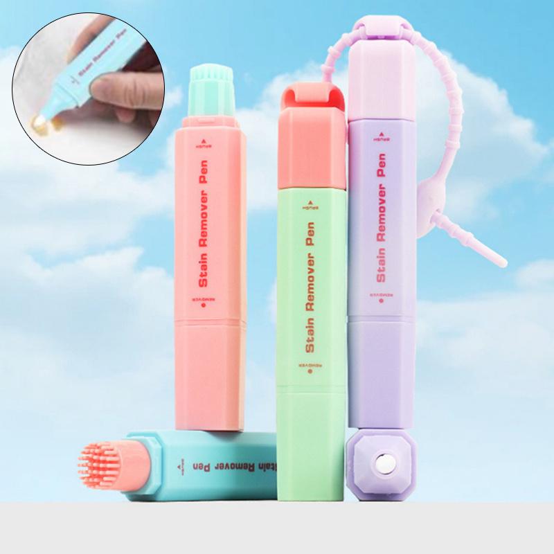 1 Pcs White Clothes Stain Remover Pen Strong Portable Waterless Tank Oil Stain Remover Pen 12Ml Portable Emergency Pot Pen