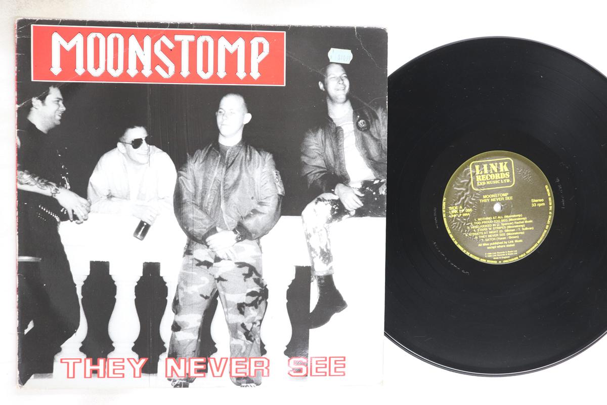 

LP Record MOONSTOMP - They Never See LINKLP086 LINK 1989 UK Rock Used