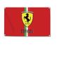 Ferrari Red Logo" Flag/Banner - Approximately 90cm X 60cm - Perfect for Decorating Your Room or Garage! American Goods & Car Racing