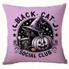 Witch with Skull and Books PillowcaseSuitable for living room bedroom sofa decorative cushion cover pillow cover