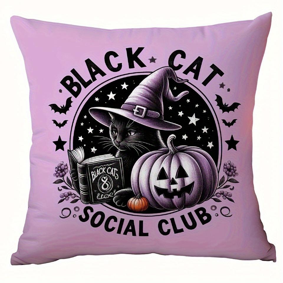 Witch with Skull and Books PillowcaseSuitable for living room bedroom sofa decorative cushion cover pillow cover