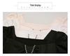 2024 Women's Summer Square Neck Slimming T-Shirt with Short Sleeves