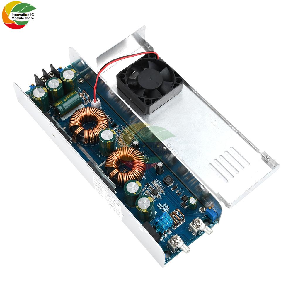 DC-DC Boost Module Full Power 1000W DC Boost Constant Voltage Constant Current Adjustable Power Module 12-75V to 12-85V