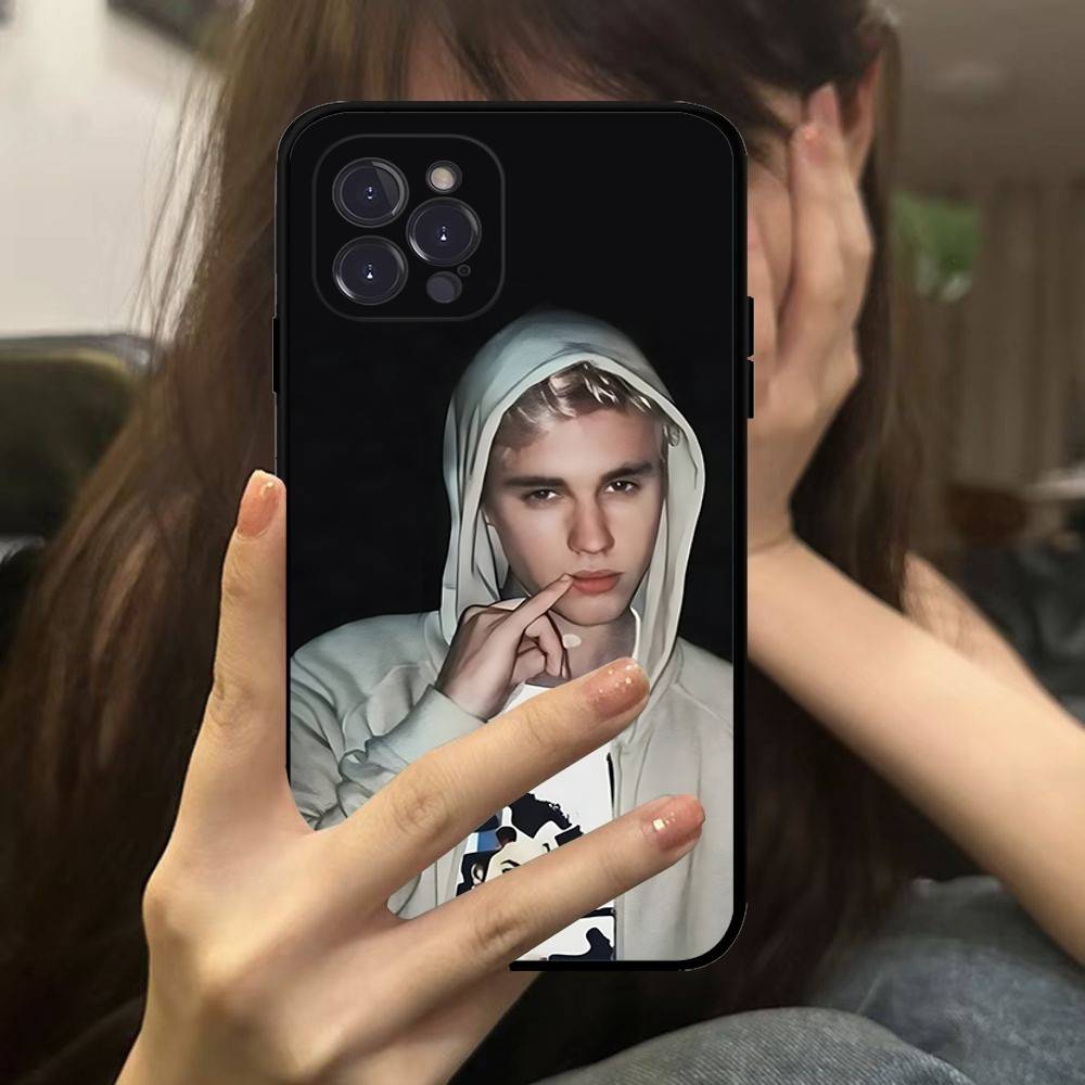 Sänger J-Justin B-Bieber Handyhülle für iPhone 17 16 Pro Max 15 14 13 12 11 Mini Plus Handyhülle