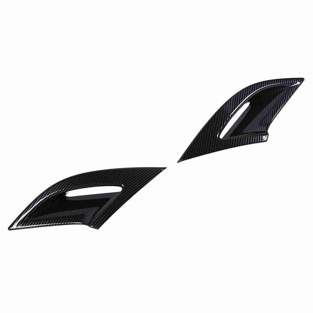 2 st Främre dimljusdekor Kolfiberstil ABS Dimljusramskydd för Accord 2023