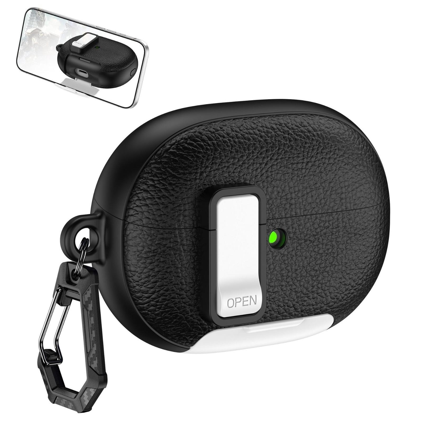 Nou pentru Huawei FreeBuds Pro 5 Husă din Piele PU cu Suport pentru Telefon Blocare cu Comutator Capac Căști Manșon Protector Rezistent la Șocuri For HW FreeBuds Pro5