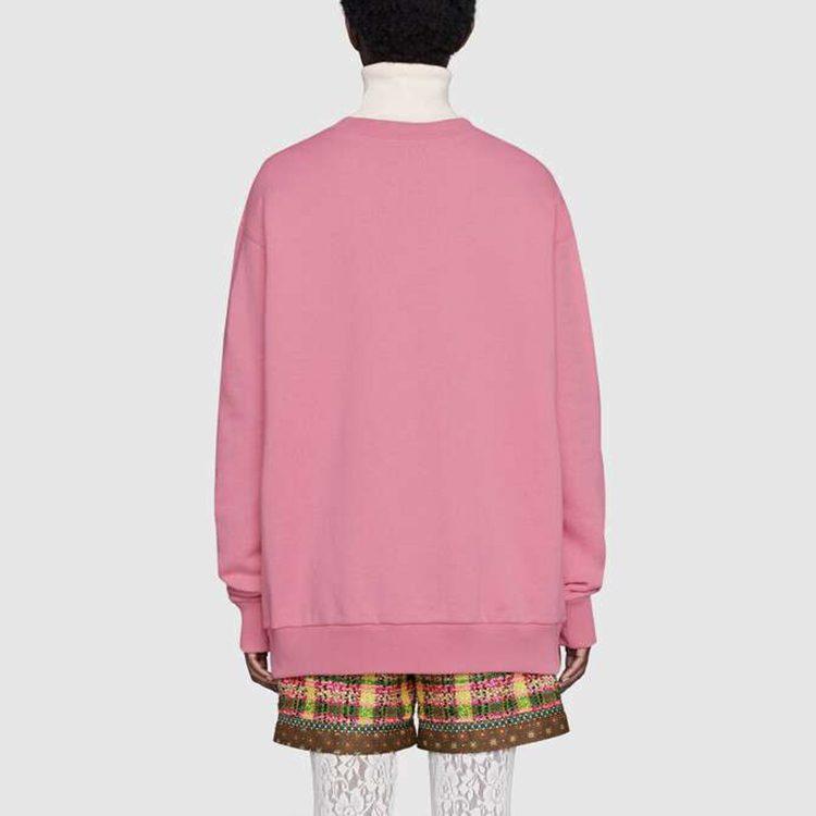 Gucci X Disney Sweatshirts Women's Pink Crew Neck Moderate Regular 469250-XJB8C-5412
