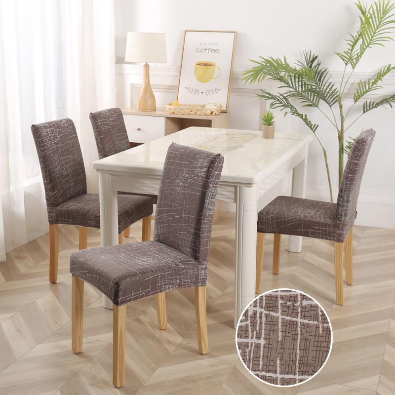 Dining Chair Slipcover Parsons Chair Furniture Protector Stretch Chair Covers For Dining Room, Restaurant, Kitchen, Party 4/6Pcs