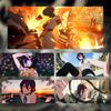 Anime Attraktives Reze Kettensägenmann Mauspads Großes Gaming-Mauspad Mit Genähten Kanten Verdickte Schreibtischunterlage PC