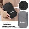AAAYS1 For Opel Car Charger Data Cable USB Zipper Storage Bag Accessories Vectra Zafira Meriva Mokka Grandland Vivaro Antara