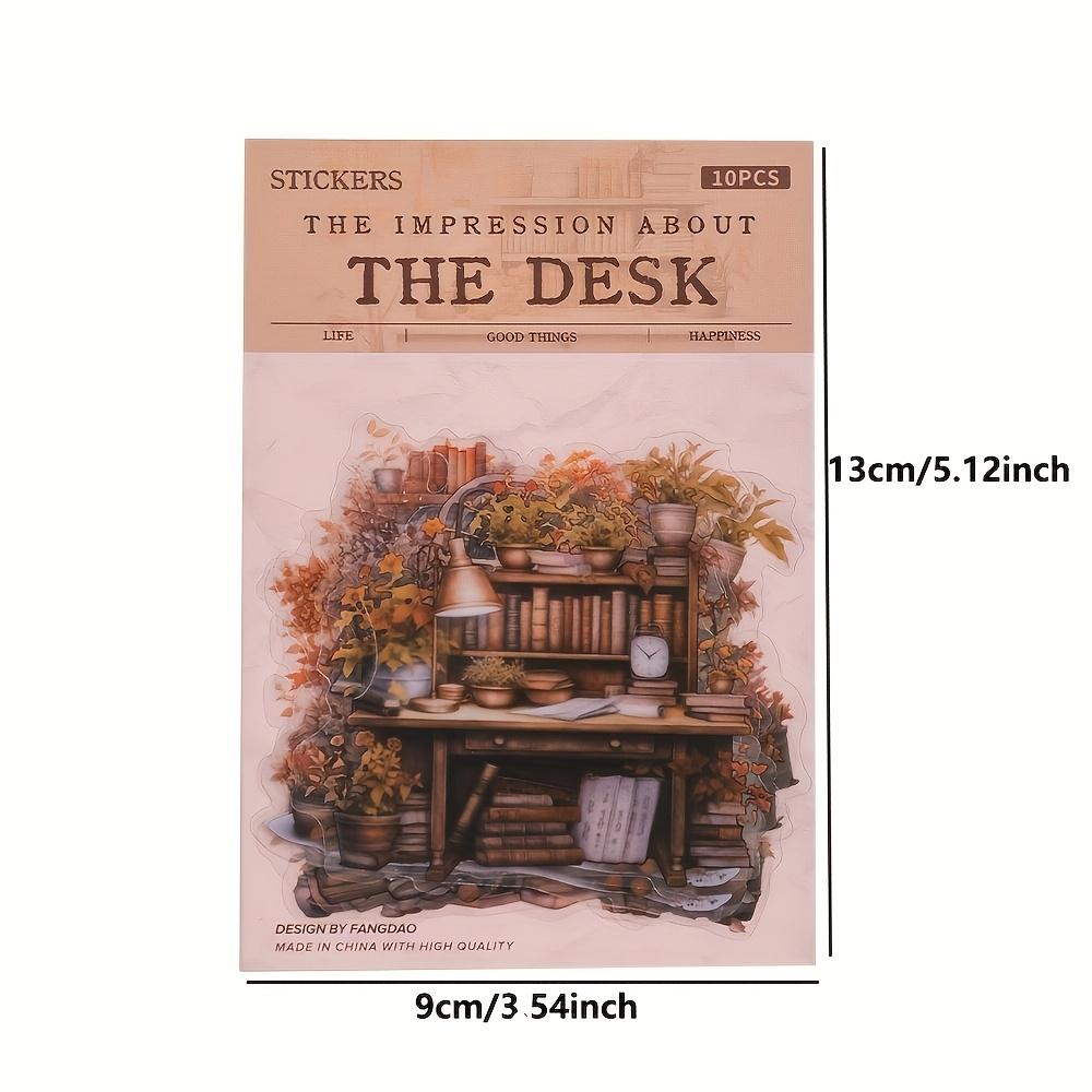 

10 шт. Ретро наклейки, Декоративные наклейки, Подходят для DIY художественных поделок, Дневников, Планировщиков, Блокнотов, Рамок для фотографий, Фотоальбомов, Канцелярских принадлежностей 10Pcs