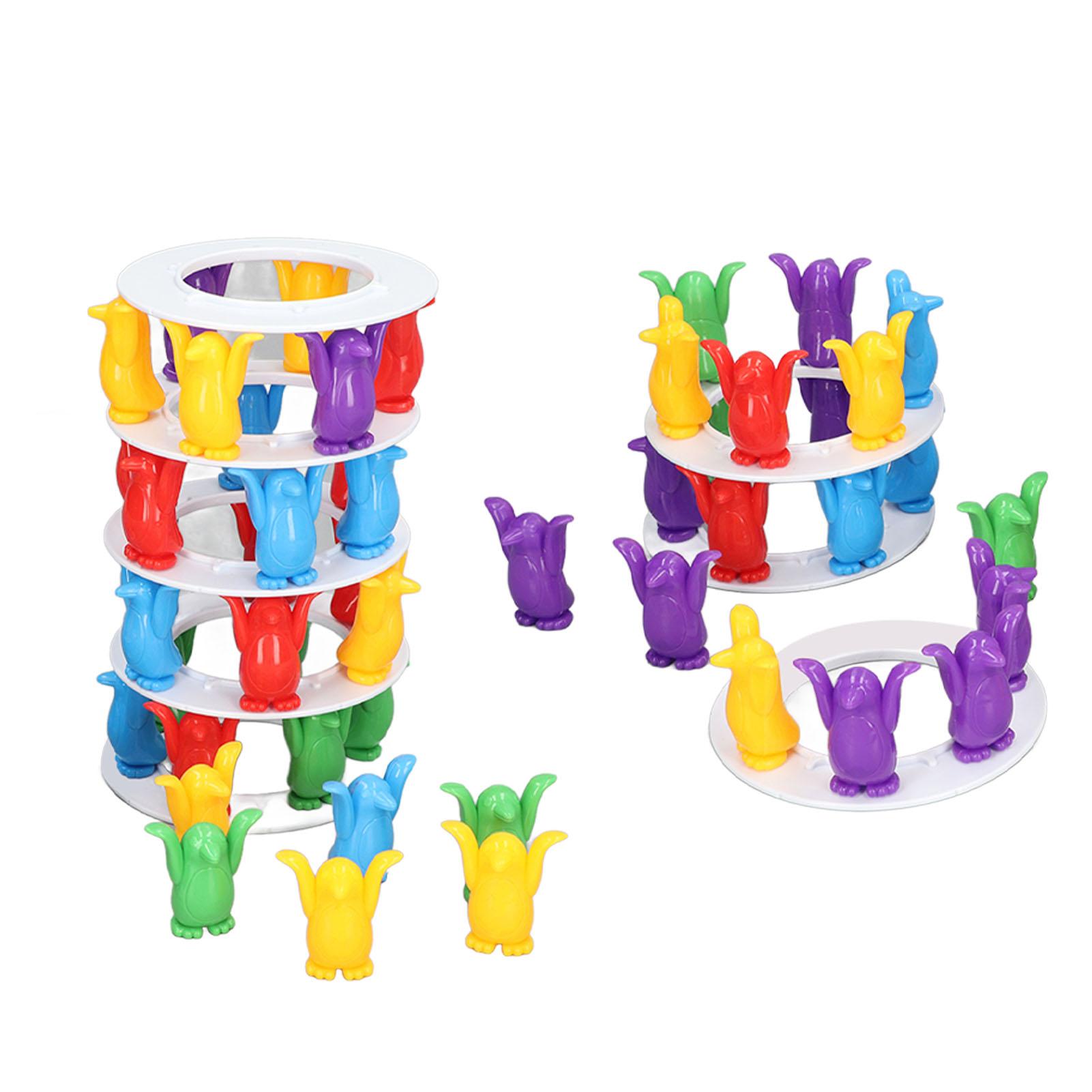 

Игра на балансировку блоков. Пингвины тренируют координацию рук и глаз. Игра на башню. Игра на укладку блоков.