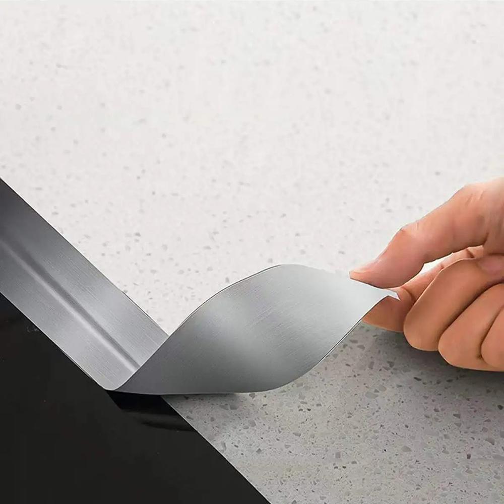 1 st - kök hög-Högtemperaturbeständig aluminiumfolietejp Köksrörsreparation Tätande folie Värmeisolering Läckagesäker tejp