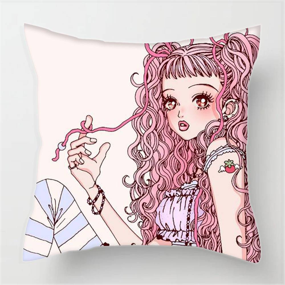 Anime N-ANA Girl  Pillowcases cushion covers living room sofas home decor gifts