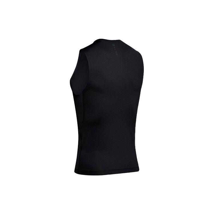 Under Armour Rush HeatGear Fitted Performance Tank Top Men Tops Black 1353448-001