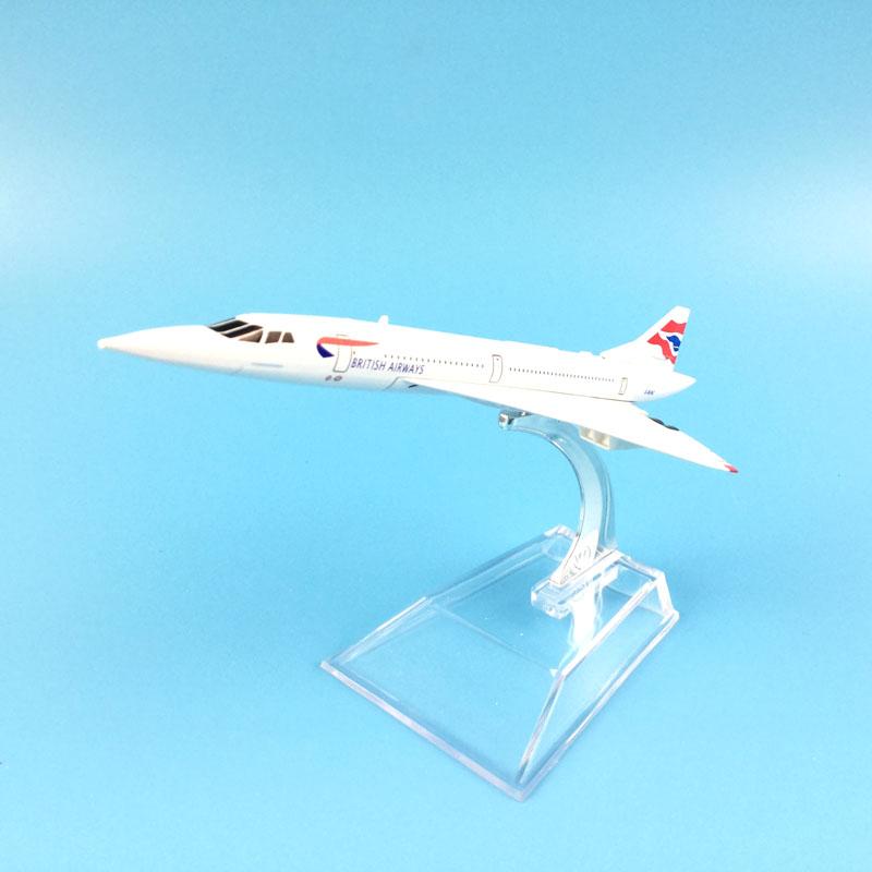 1/400 Scale 16cm BRITISH AIRWAYS CONCORDE Airplane Model Airplane Diecast Metal Planes