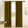 1PC LOZUJOJU Modern 70-80% Light Blocking Versatile Solid Color Light Blocking Velvet Curtains for Living Room Bedroom Home Decor