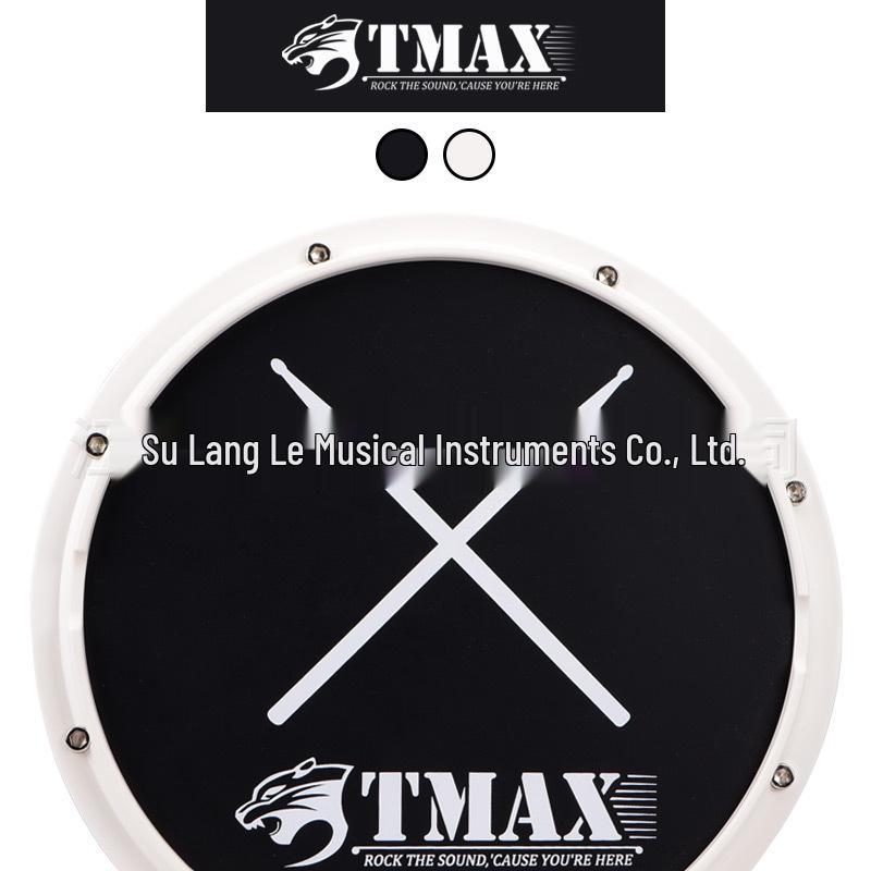 TMAX 12 Silent Drum Pad Metronome Set - Beginner Practice Percussion Kit