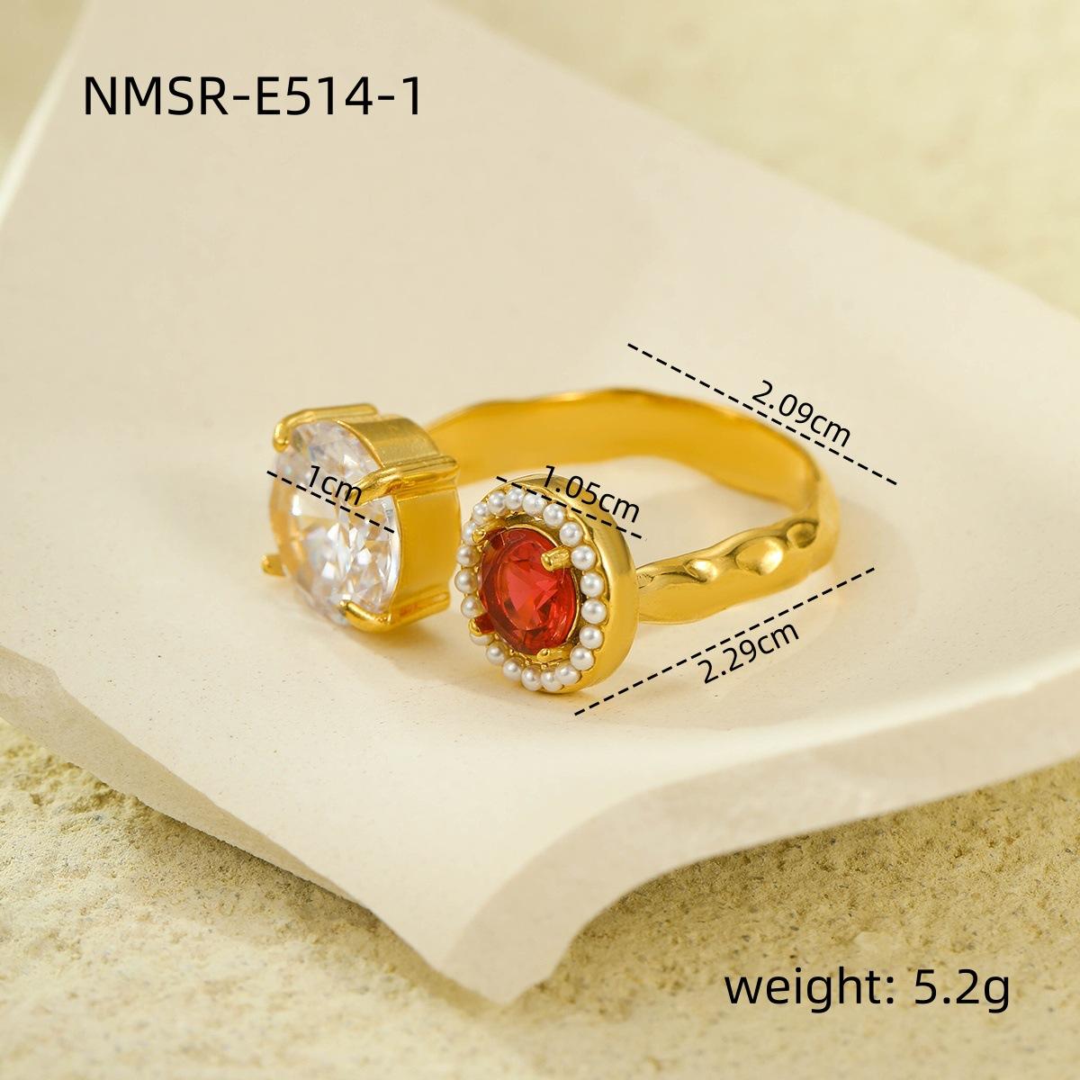 GEMCHIC Women s Stainless Steel Geometric Zircon Ring Love Heart Design Minimalist Fashion Ring