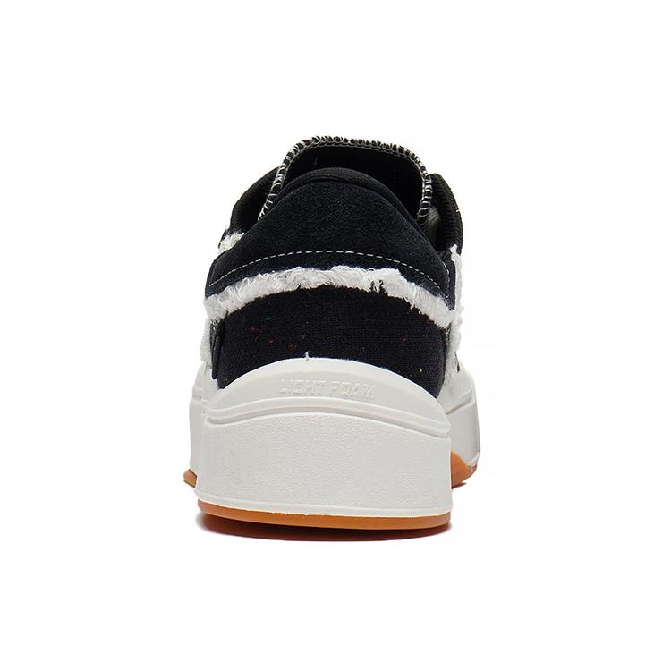 Li Ning Comfy Textile, Leather Slip Resistant, Abrasion Resistant, Lightweight Low top Skateboard Shoes Women's AGCS036-1