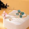 Tropföl Blumen Armband Bohemian Armband Exquisiter Offener Armreif Urlaub