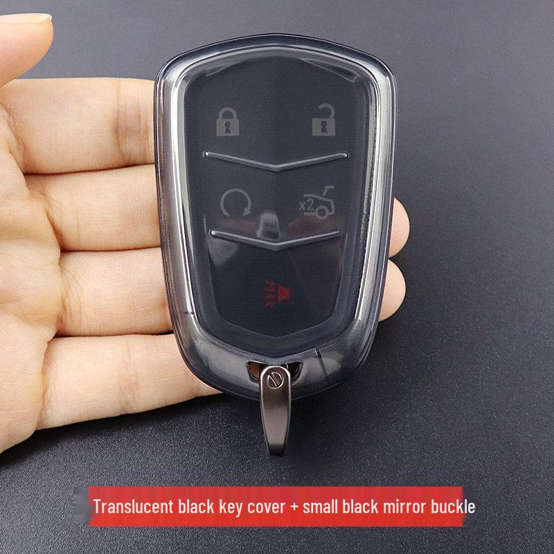 Transparent Full Coverage Key Case for Cadillac XT4 XT5 XT6 CT6 ATSL CTS XTS