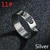 Schmuck Hip Hop Biker Rock Nieten Punk Ringe Herrenringe Edelstahl