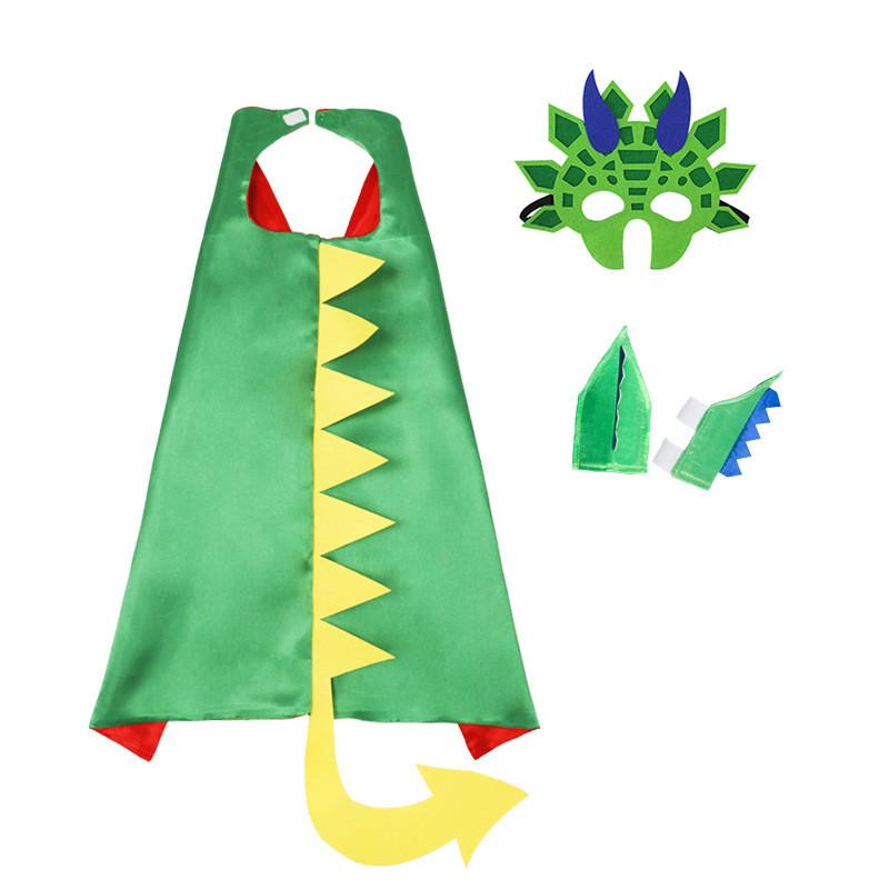 Cloak Kids Dinosaur Mask Set Tyrannosaurus Rex Performance Makeup Props Cosplay