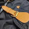 [Pre-Owned] The Rucksack Series Nylon And Leather Backpack Large - Good #RZ9ZW5