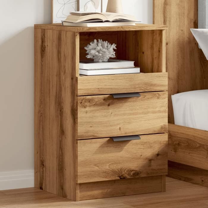 VidaXL Bedside Table Artisan Oak 40x36x65 Cm Engineered Wood, Cabinet, Bedroom Furniture, Support of 856846
