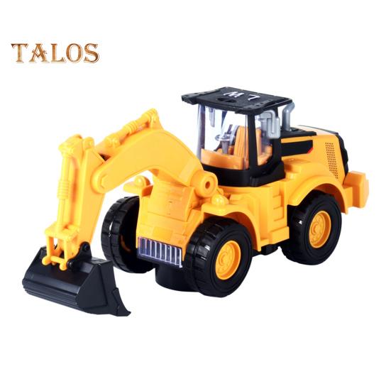 

Электрический экскаватор игрушка с музыкой светодиодные фонари подвижная стрела копания строительная машина для малышей мальчиков авто преодоление препятствий образовательный реалистичный жёлтый