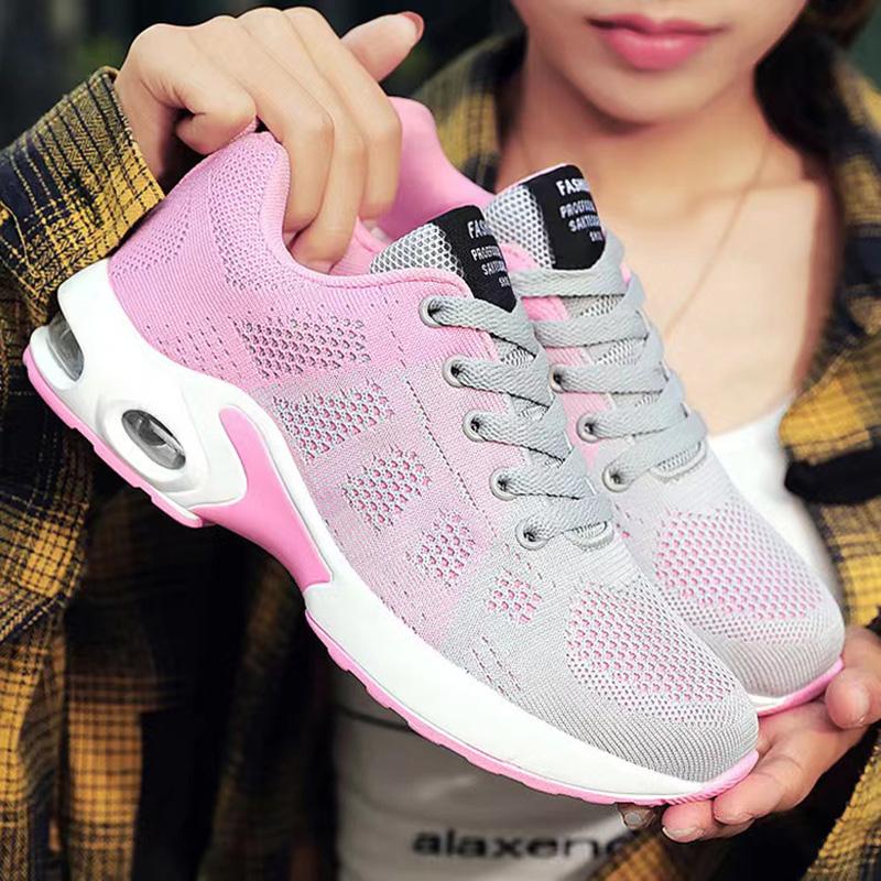 Summer Breathable Women Casual Walking Shoes Shoes Height Increase Ladies Platform Daily Running Sneakers Anti Slip Shoes