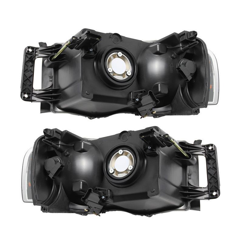 Dodge Ram 2002-2005 Black Halogen Headlight Assembly