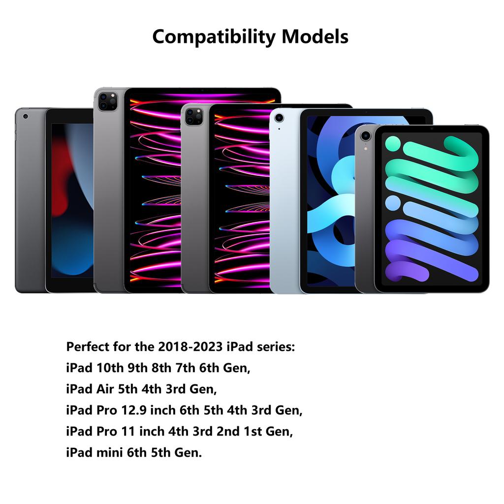 Stylus Pen for Pencil 1 2 IPad 10th 9th 8th 7th 6th Air 5th 4th 3rd Pro 12.9 11 Inch Mini 6 5 Air Pro 13 2024 Palm Rejection