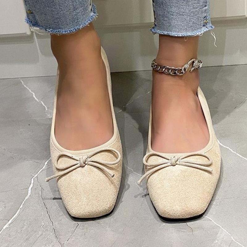 Fashion Leopard Square Toe Women Pumps Mid Heels Fashion Shoes Bow Dress Woman Sandals 2025 Cozy Heeled Shoes Walking Female Zapatillas