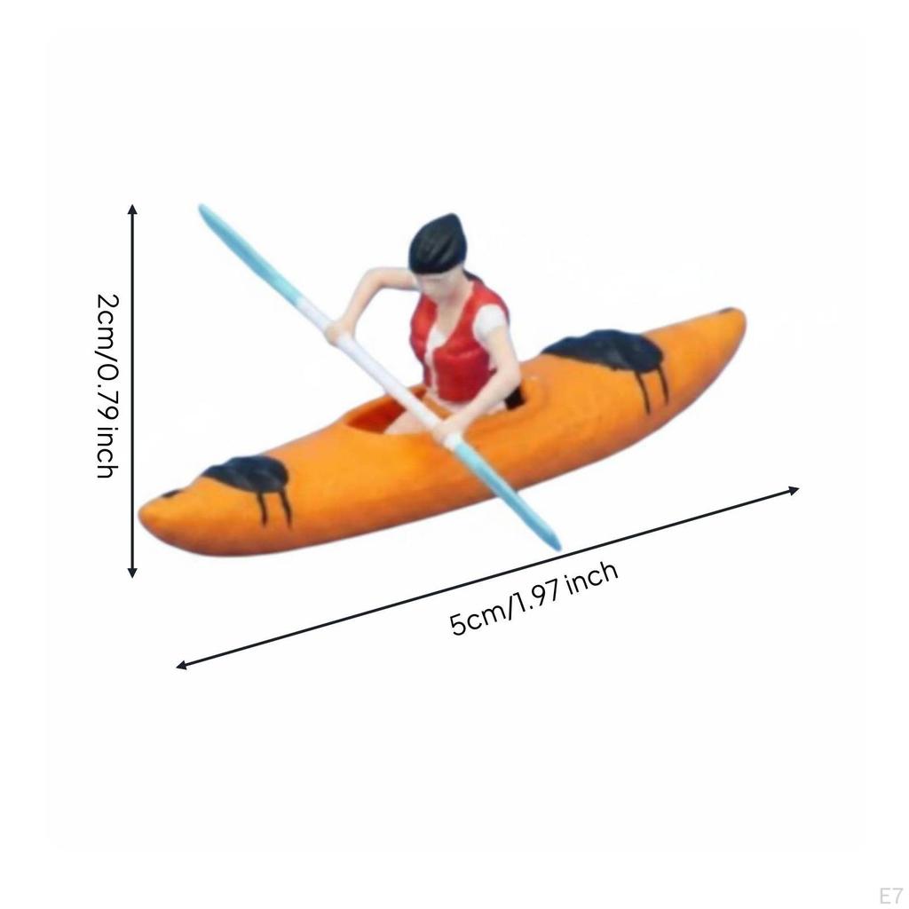 1:64 Surfing Figure Micro Landscape Beach Surfer Small Figurine Diorama for Sand