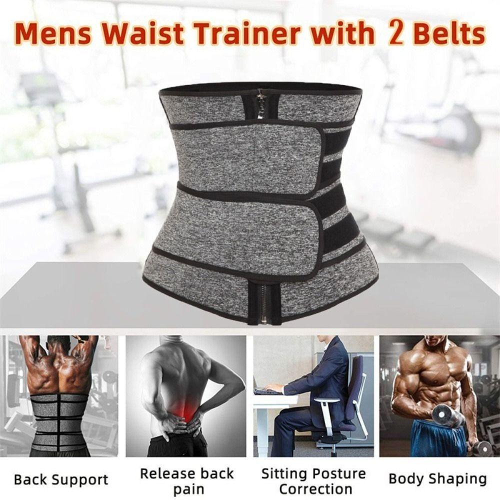 Tummy Control Fitness Compression Shapewear Abdomen Waist Trimmer Belt Men  Fitness