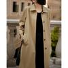 Premium quality trench coat, lapel spring women's clothing medium and long, khaki women's spring and autumn coat